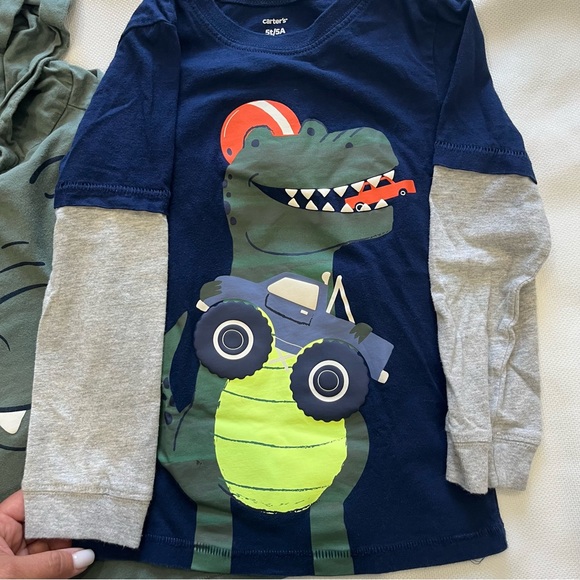 Carte’s L/S Tee Shirt Trio for Boys 5T - Picture 9 of 12